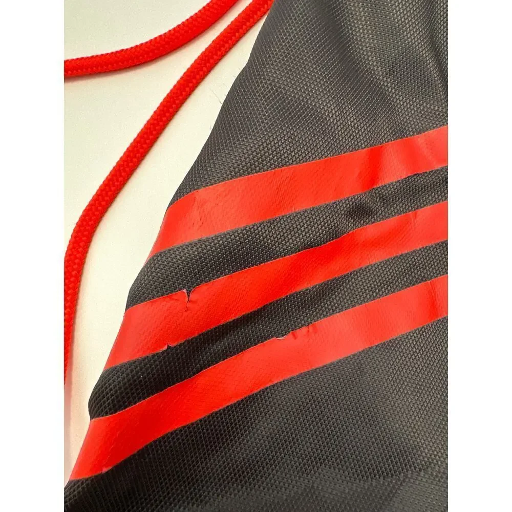 Adidas Drawstring Sackpack Gym Bag – Blue with Red Logo & Straps